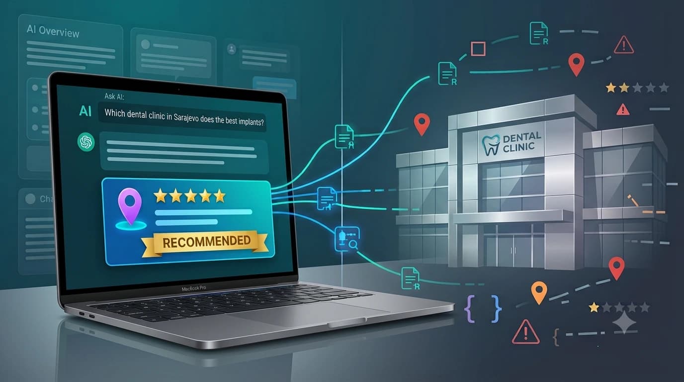 Why your dental clinic doesn't show up in AI search